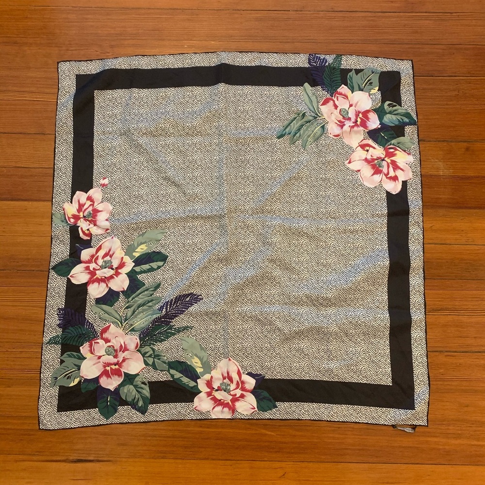 Silk bandana scarf